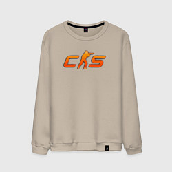 Мужской свитшот CS 2 orange logo