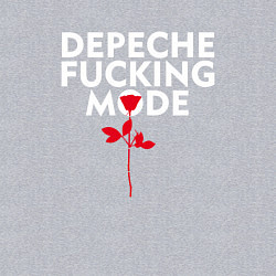 Свитшот хлопковый мужской Depeche Mode - Rose mode, цвет: меланж — фото 2