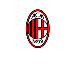 Свитшот хлопковый мужской Футбольный клуб Milan, цвет: белый — фото 2