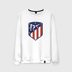 Свитшот хлопковый мужской Atletico Madrid FC, цвет: белый