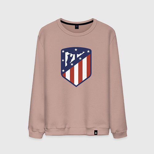 Мужской свитшот Atletico Madrid FC / Пыльно-розовый – фото 1