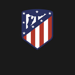 Свитшот хлопковый мужской Atletico Madrid FC, цвет: черный — фото 2