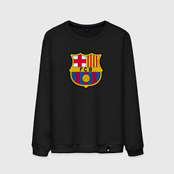 Свитшот хлопковый мужской Barcelona fc sport, цвет: черный