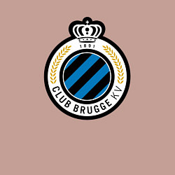 Свитшот хлопковый мужской Brugge fc sport, цвет: пыльно-розовый — фото 2