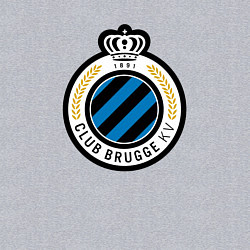 Свитшот хлопковый мужской Brugge fc sport, цвет: меланж — фото 2