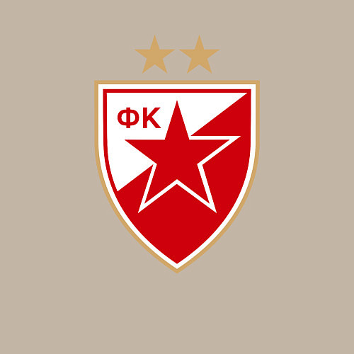 Мужской свитшот Црвена звезда сербия / Миндальный – фото 3