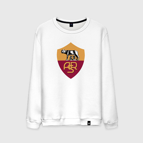 Мужской свитшот Roma fc club / Белый – фото 1