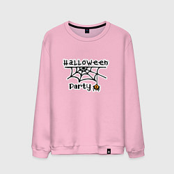 Мужской свитшот Halloween party паук с паутиной хэллоуин