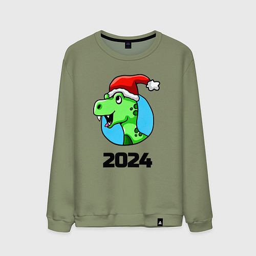 Мужской свитшот Год дракона 2024 / Авокадо – фото 1