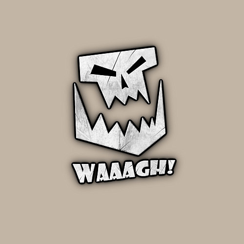 Мужской свитшот Waaagh / Миндальный – фото 3