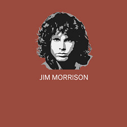 Свитшот хлопковый мужской Tribute to Jim Morrison one, цвет: кирпичный — фото 2