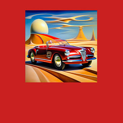 Свитшот хлопковый мужской Альфа Ромео в стиле, цвет: красный — фото 2