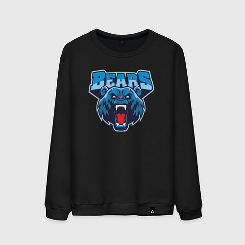 Мужской свитшот Bears team / Черный – фото 1