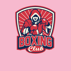 Свитшот хлопковый мужской Club boxing, цвет: светло-розовый — фото 2