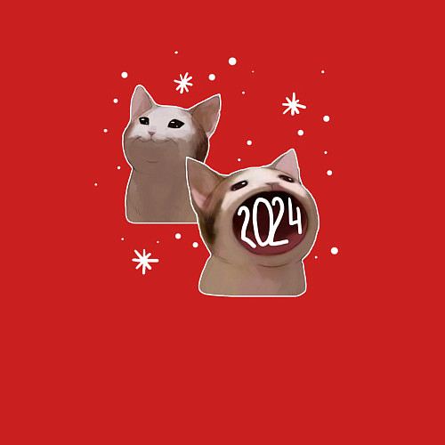 Мужской свитшот 2024 - А / Красный – фото 3