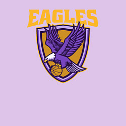 Свитшот хлопковый мужской Eagles basketball, цвет: лаванда — фото 2