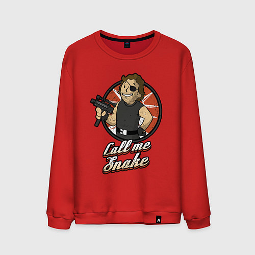 Мужской свитшот Vault snake / Красный – фото 1