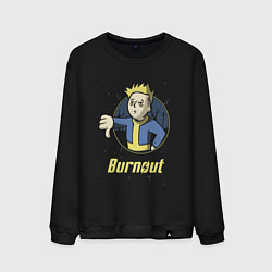 Мужской свитшот Burnout - vault boy