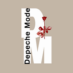 Свитшот хлопковый мужской Depeche Mode - Rose Violator mode, цвет: миндальный — фото 2