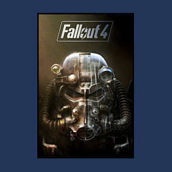 Свитшот хлопковый мужской Fallout armour poster, цвет: тёмно-синий — фото 2