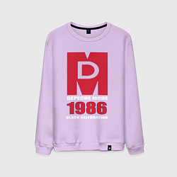 Свитшот хлопковый мужской Depeche Mode - Black Celebration album merch, цвет: лаванда