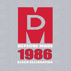 Свитшот хлопковый мужской Depeche Mode - Black Celebration album merch, цвет: меланж — фото 2