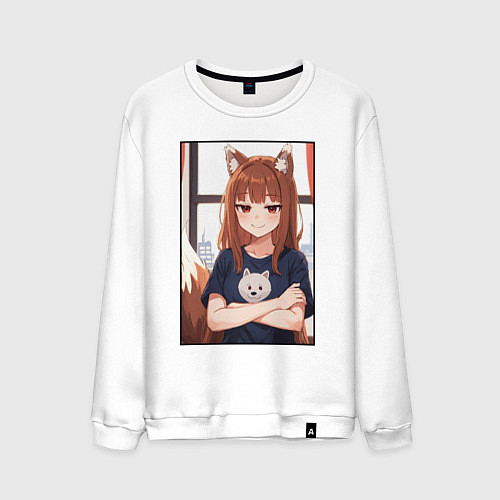 Мужской свитшот Spice and Holo / Белый – фото 1