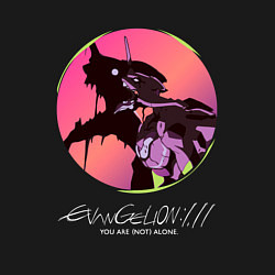 Свитшот хлопковый мужской EVA 01 - Evangelion, цвет: черный — фото 2