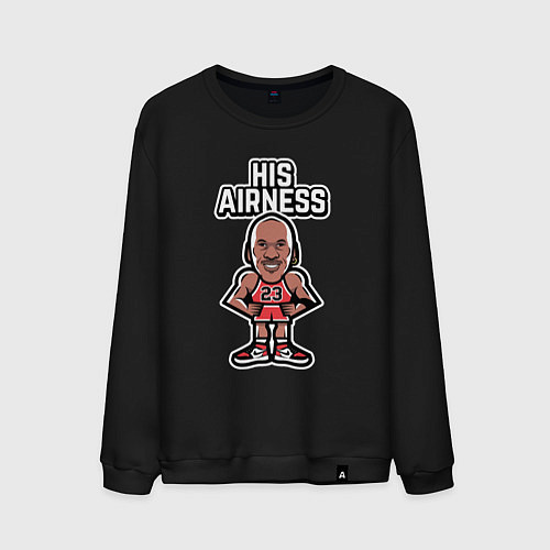 Мужской свитшот Airness Jordan / Черный – фото 1