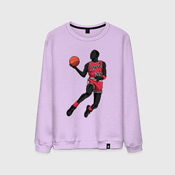 Свитшот хлопковый мужской Retro Jordan, цвет: лаванда