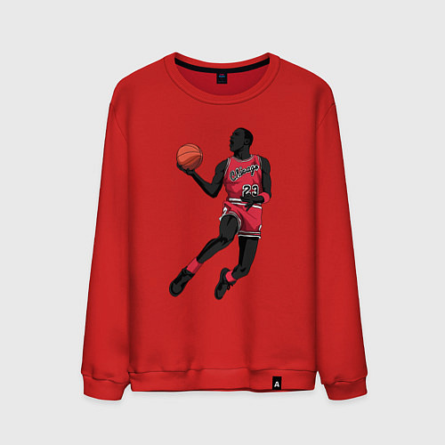 Мужской свитшот Retro Jordan / Красный – фото 1