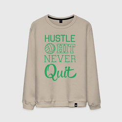 Мужской свитшот Hustle hit never quit