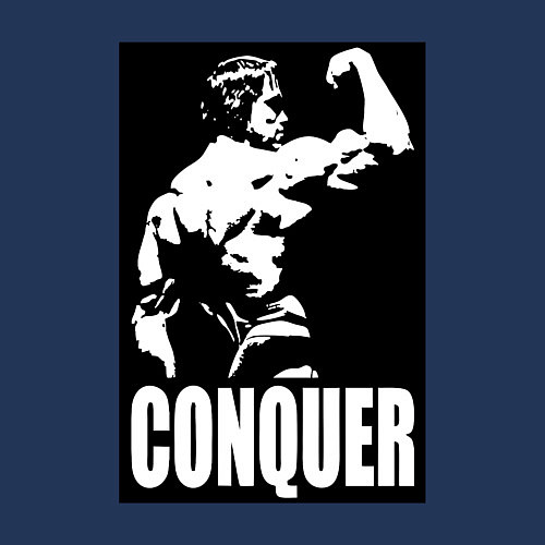 Мужской свитшот Арнольд - конкурируй / Тёмно-синий – фото 3