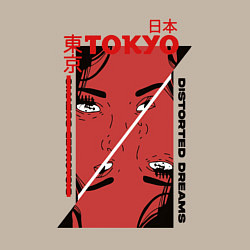 Свитшот хлопковый мужской Tokyo distorted dreams, цвет: миндальный — фото 2