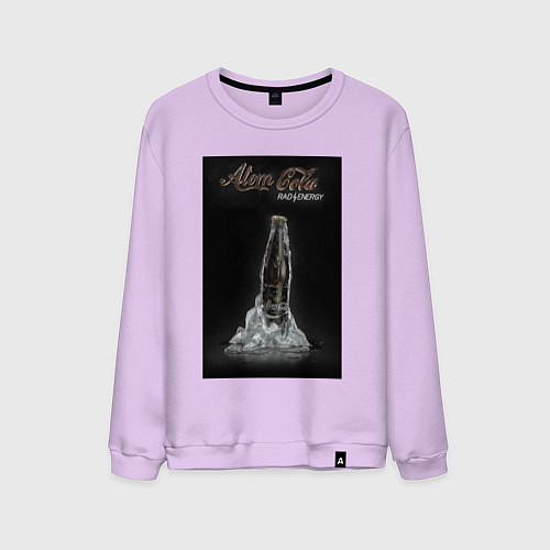 Мужской свитшот Fallout - atom cola / Лаванда – фото 1