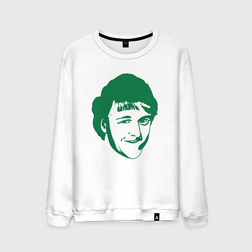 Мужской свитшот Ларри Берд / Белый – фото 1