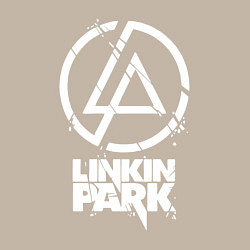 Свитшот хлопковый мужской Linkin Park - white, цвет: миндальный — фото 2