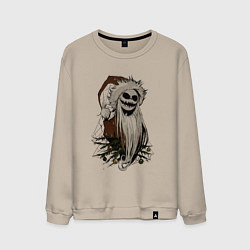 Свитшот хлопковый мужской Джек Скеллингтон, цвет: миндальный