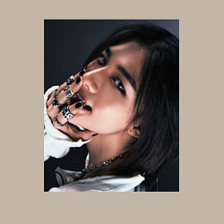 Свитшот хлопковый мужской Hyunjin Rock Star Stray Kids, цвет: миндальный — фото 2