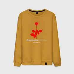 Мужской свитшот Depeche Mode - Violator rose logo