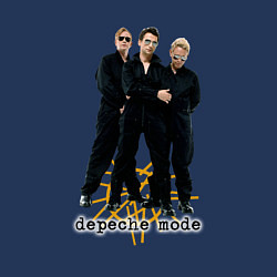 Свитшот хлопковый мужской Depeche Mode - A band universe, цвет: тёмно-синий — фото 2