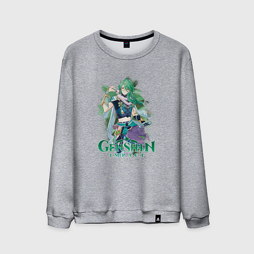 Мужской свитшот Бай Чжу дендро / Меланж – фото 1