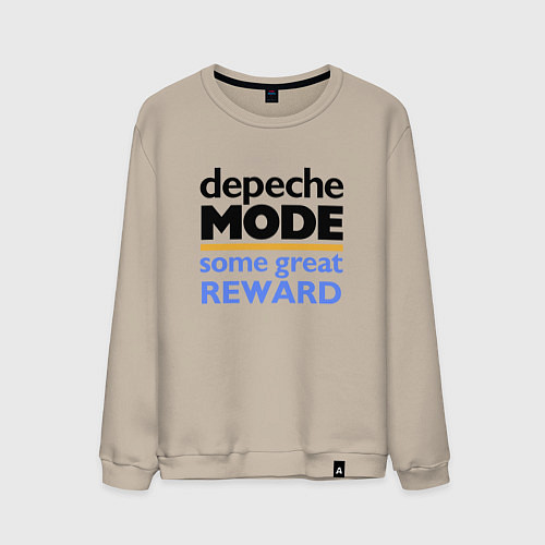 Мужской свитшот Depeche Mode - Some Great Reward / Миндальный – фото 1
