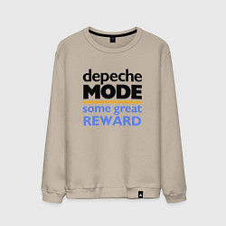 Свитшот хлопковый мужской Depeche Mode - Some Great Reward, цвет: миндальный