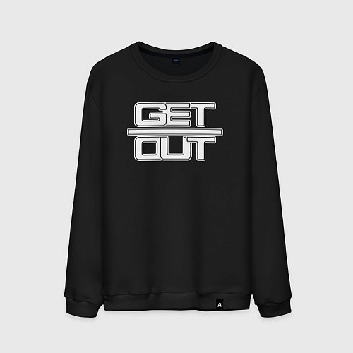 Мужской свитшот Get out white / Черный – фото 1