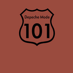 Свитшот хлопковый мужской Depeche Mode - 101 Route 66, цвет: кирпичный — фото 2