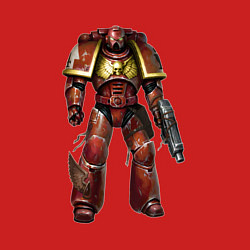 Свитшот хлопковый мужской Астартес кровавый ангел, цвет: красный — фото 2