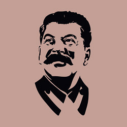 Свитшот хлопковый мужской Образ Сталина, цвет: пыльно-розовый — фото 2