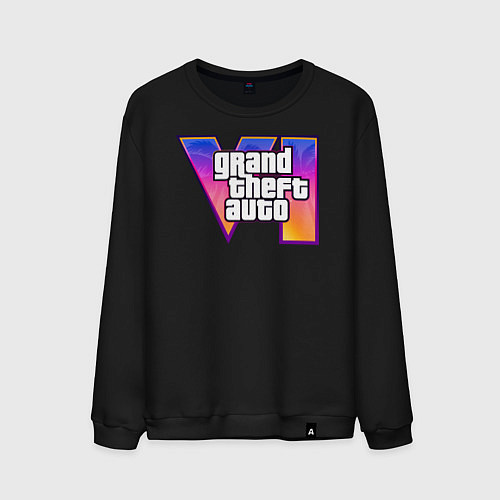 Мужской свитшот GTA 6 art / Черный – фото 1
