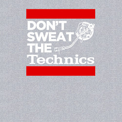 Свитшот хлопковый мужской Dont sweat the Technics, цвет: меланж — фото 2